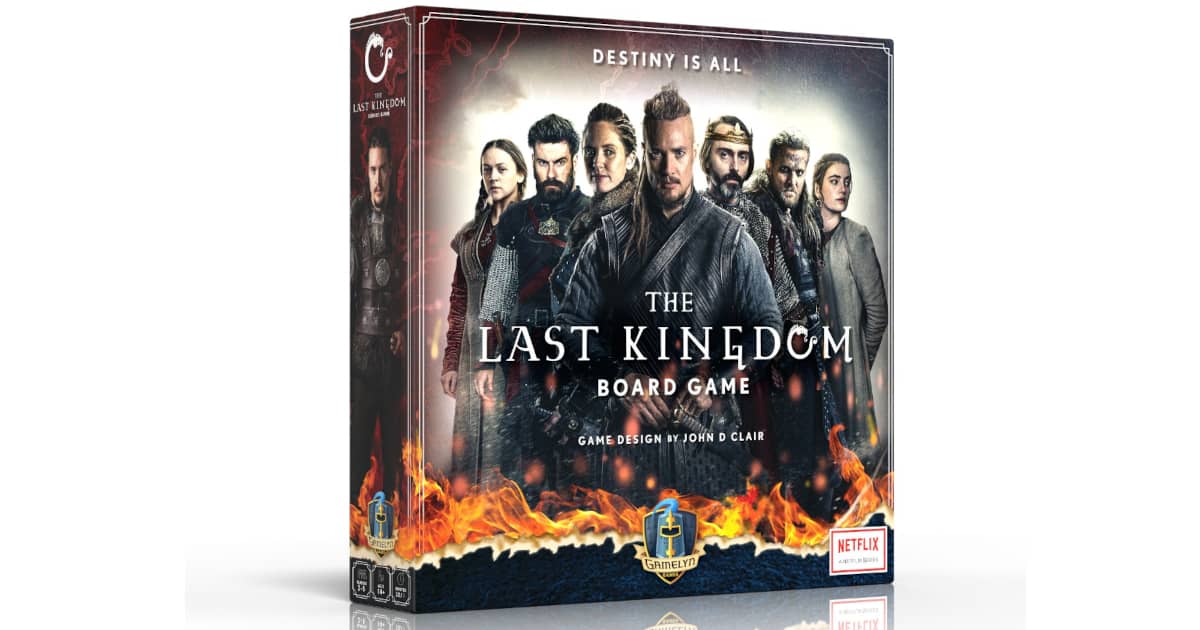 The official box and art for The Last Kingdom Board Game.
