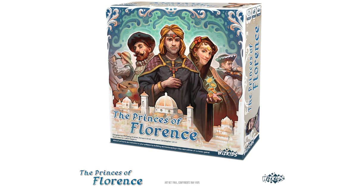 WizKids' cover for Princes of Florence.