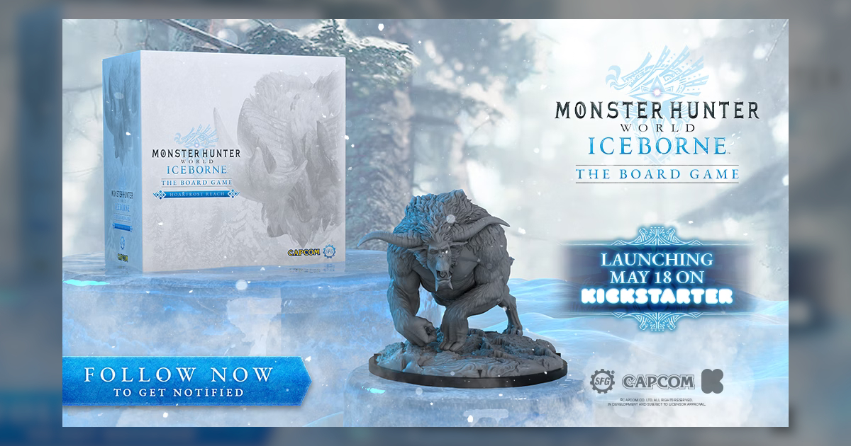 Steamforged Games' Monster Hunter World Iceborn board game.