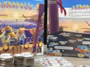 Mensa Brainiacs Distinguish Best Board Games of 2023 Akropolis, one of the Mensa Select board games winners of 2023.