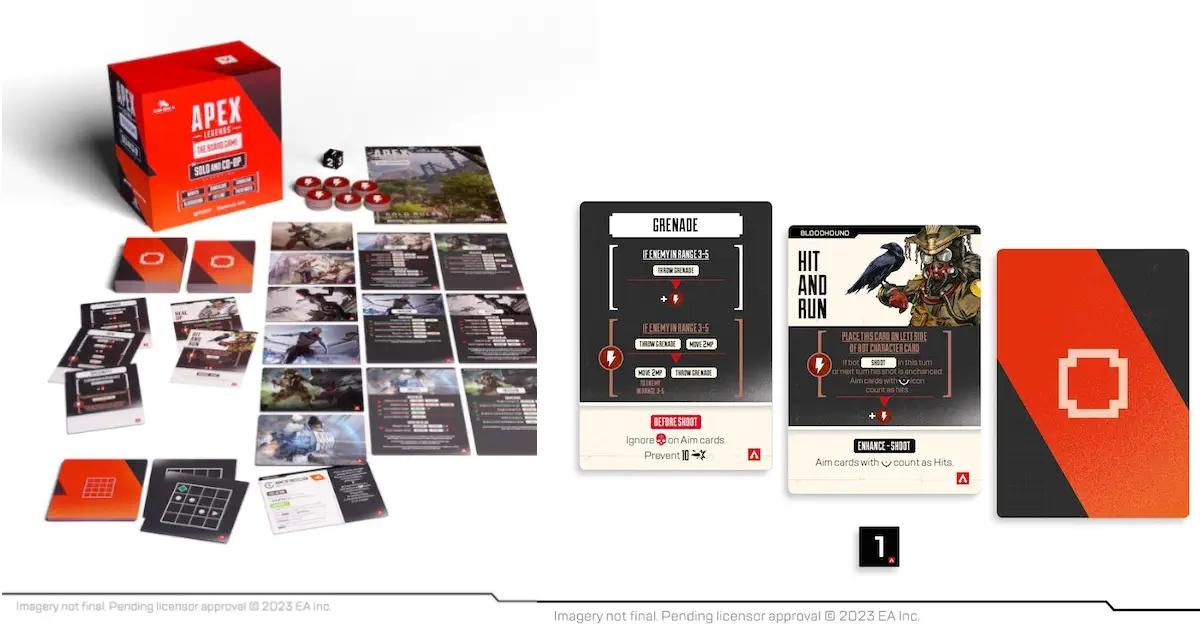 Glass Cannon Unplugged's Solo and Coop modes for Apex Legends: The Board Game