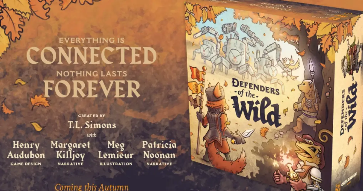 Defenders of the Wild board game Kickstarter preview.