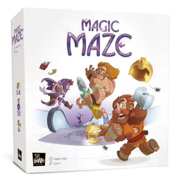 Magic Maze's board game box.