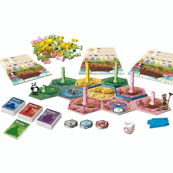 Takenoko's game components and game.