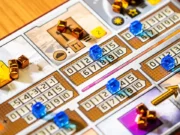 Space Board Games A player board in FryxGames' board game Terraforming Mars.