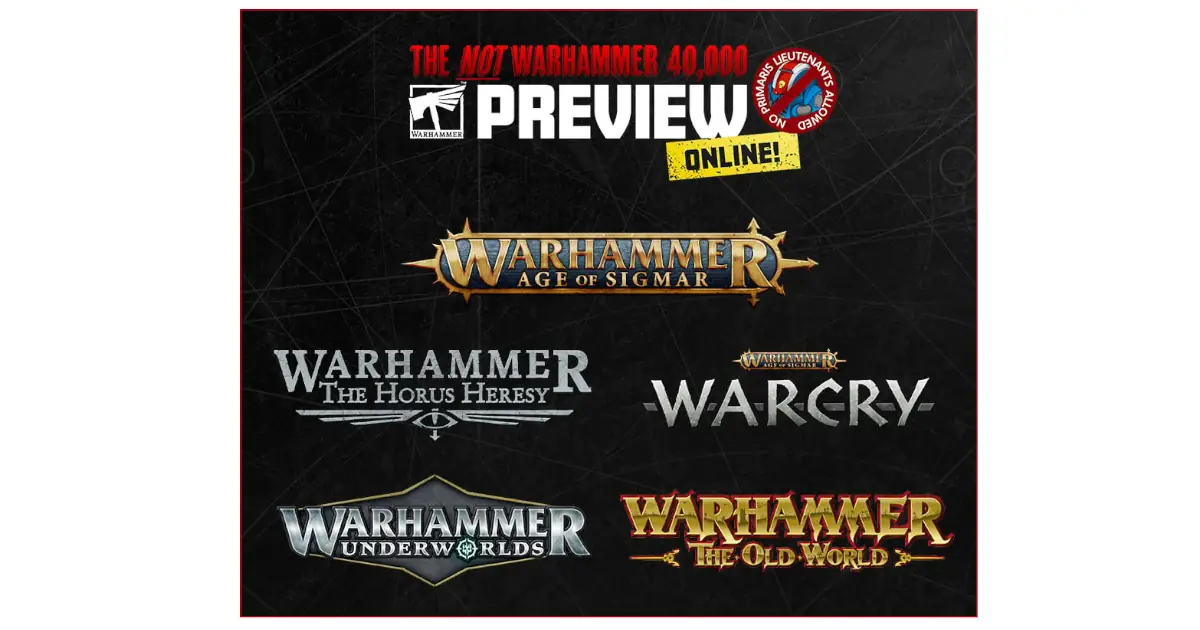 The Not Warhammer 40,000 preview