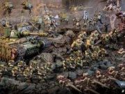 Warhammer 40,000 and Age of Sigmar Have Never Been Closer Warhammer's Astra Militarum preparing for battle.