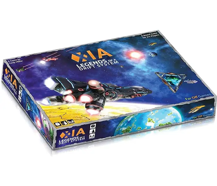 Xia Legends of a Drift System board game box.