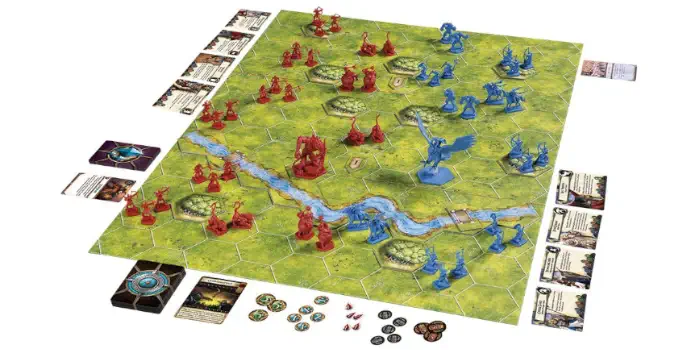 BattleLore's board game and components.