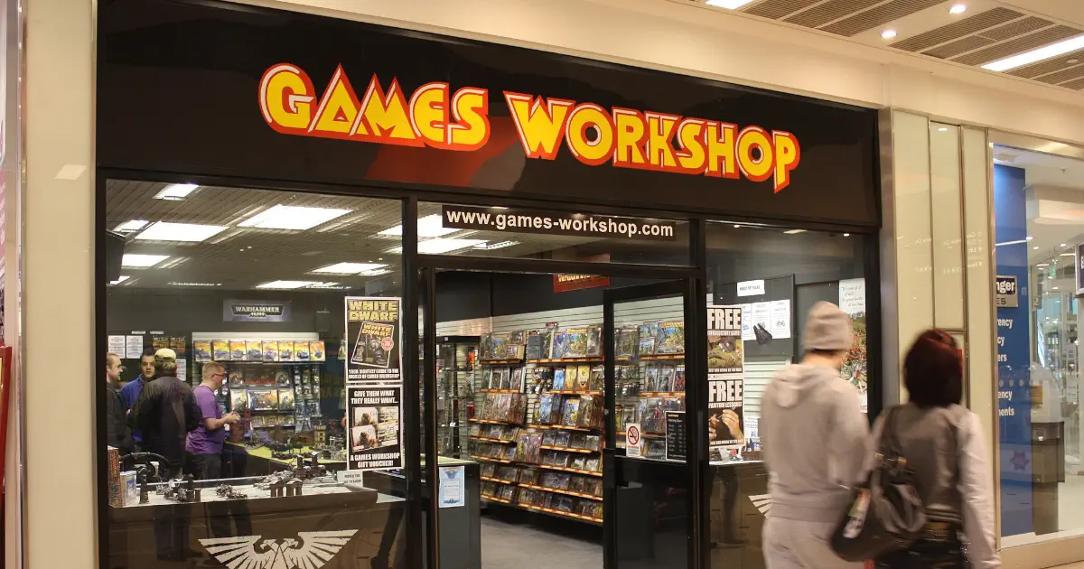 A Games Workshop physical store.