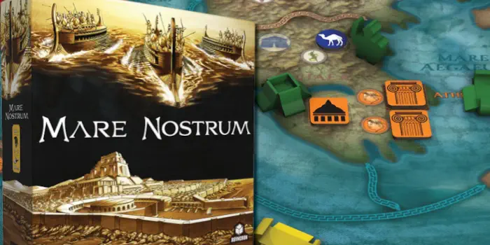 Mare Nostrum Empires' board game and game board