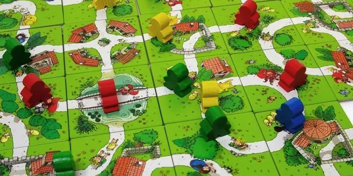 Hans im Glück's My First Carcassonne board games for players aged 4+.