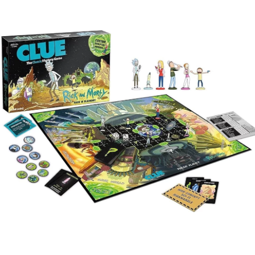 Clue Rick and Morty by Hasbro and The Op