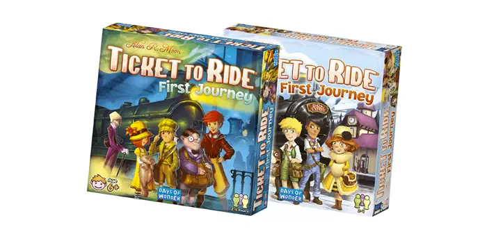 Days of Wonder's Ticket to Ride adapted for kids aged 6+.