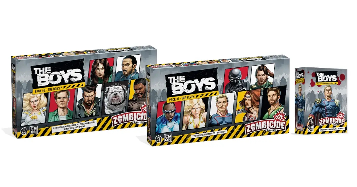 CMON Zombicide The Boys Character Pack