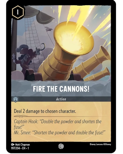 Fire the Cannons! Disney Lorcana TCG card