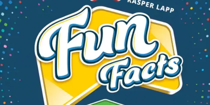 Fun Facts' board game art and box.