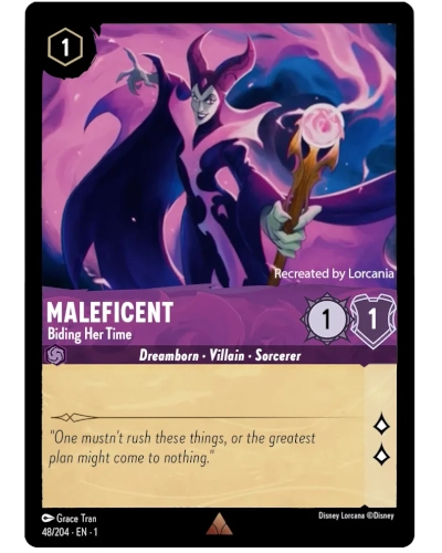 Maleficent Disney Lorcana TCG card