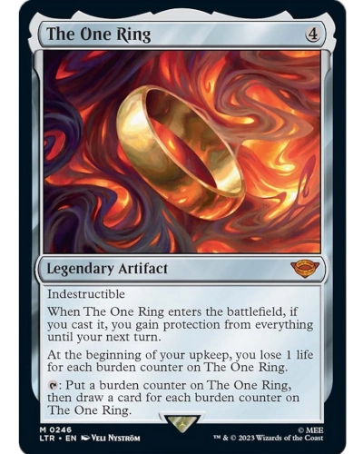 The One Ring Legendary Artifact MTG card