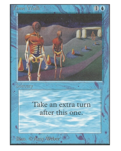 Time Walk Sorcery MTG card
