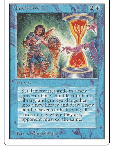 Timetwister Sorcery MTG card