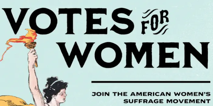 The box and cover art for Votes for Women board game.