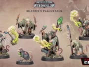 Warhammer Underworlds Previews Skabbik’s Plaguepack Warband Warhammer Underworlds Skabbik's Plaguepack.