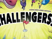 Challengers! Becomes Game of the Year in Italy for 2023 Challengers' board and card game box cover.