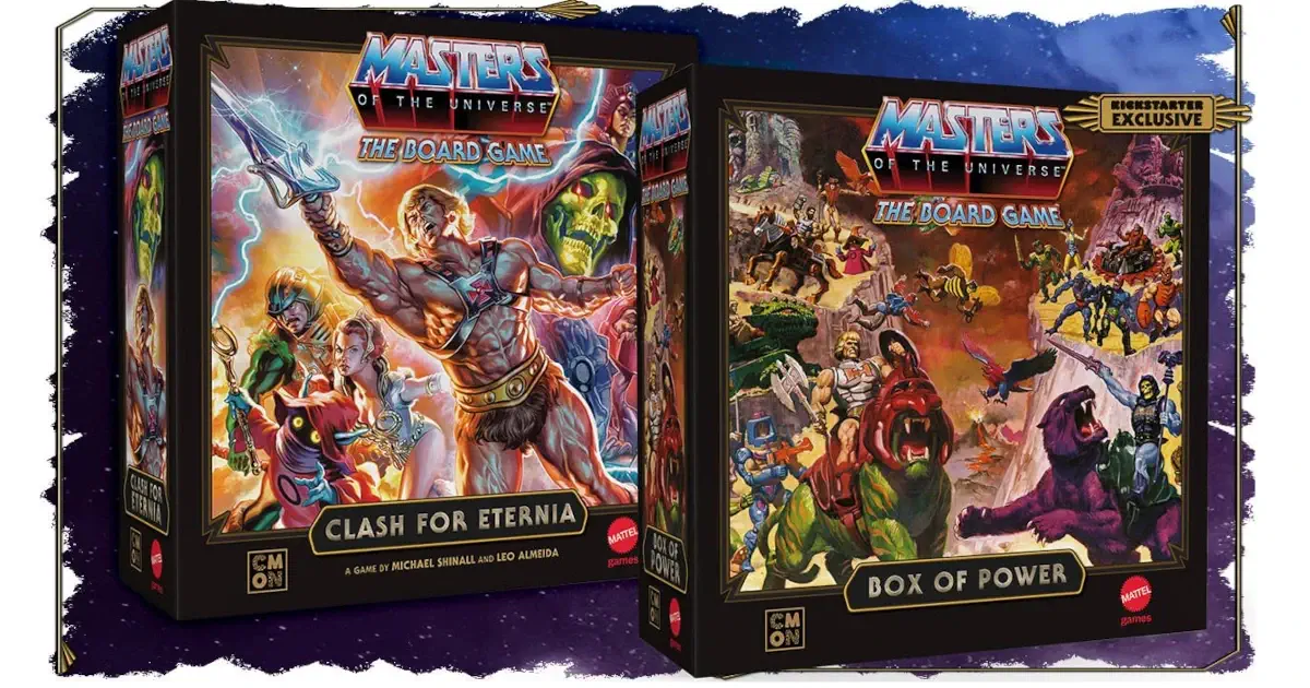 CMON's Clash of Eternia Masters of the Universe Kickstarter preview.
