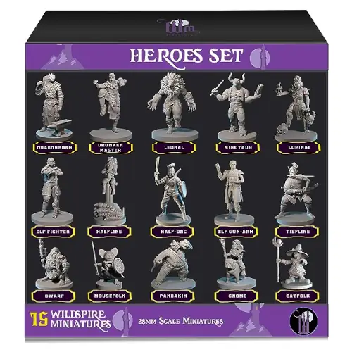 Heroes Set Miniatures