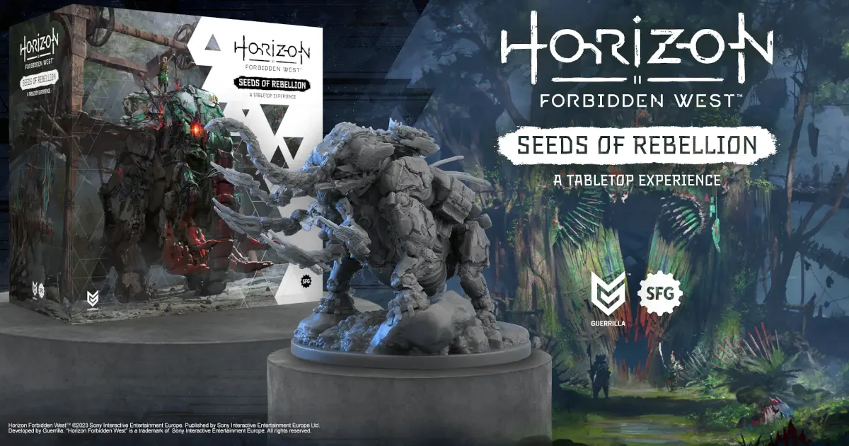 Horizon Forbidden West: Seeds of Rebellion, Kickstarter campaign.