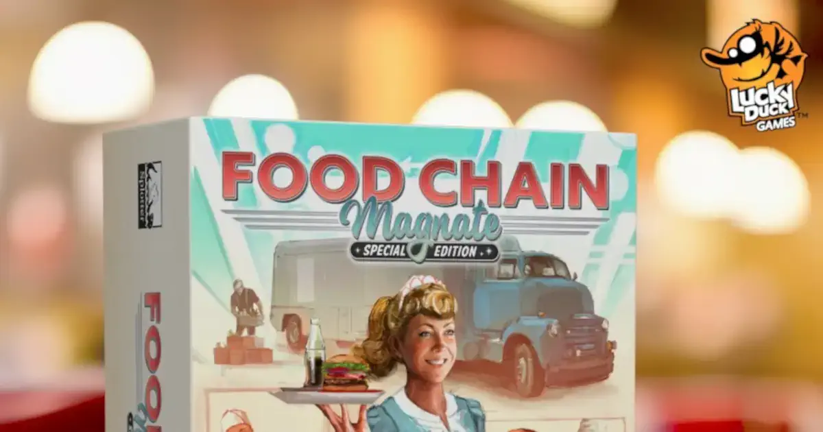 Lucky Duck Games' Food Chain Magnate Special Edition on Gamefound.