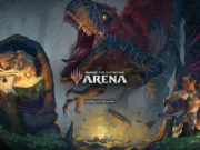 MTG Arena Codes MTG Arena's loading screen, before entering the lobby to claim MTG codes for free.