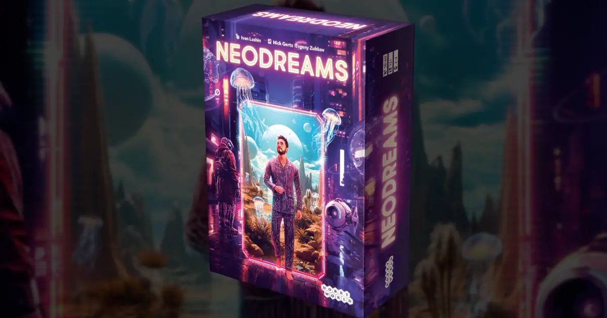 Neodreams board game cover.