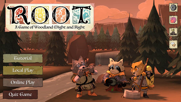 Root digital version available on Steam board games.