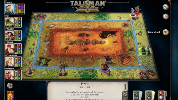 Talisman digital version available on Steam board games.