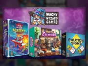 Star Realms Maker Offshoot Announces 3 New Family Board Games Wise Wizard Games' new studio offshoot, Wacky Wizard Games.