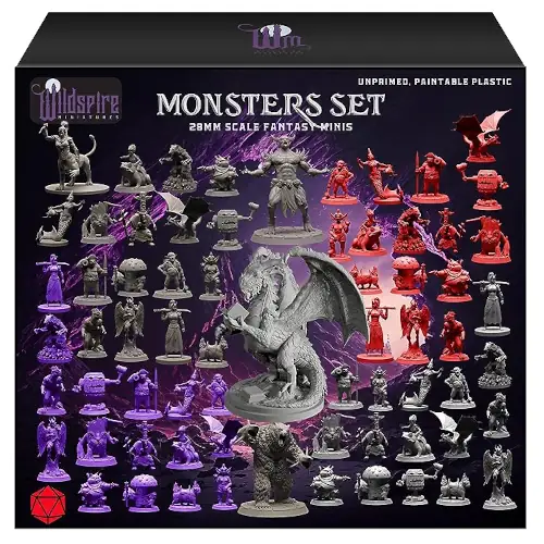 Monsters Set Scale Fantasy Minis