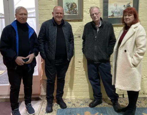 Tragic News for The Warhammer World – Bryan Ansell Has Passed Away Ian Livingstone with Bryan Ansell