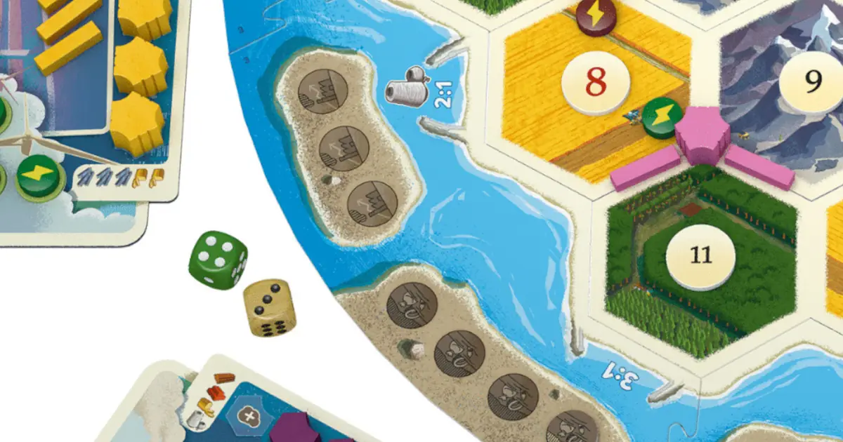 Catan's board from new Energies.