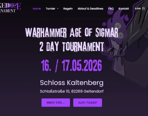 Age of Sigmar Winner List: Wicked Dice Tournament 2026 Wicked Dice 2026 Tournament - Age of Sigmar 4th Edition