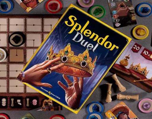 Space Cowboys Adds Splendor Duel: Counterfeiters Expansion for July Release Splendor Duel Cover Image